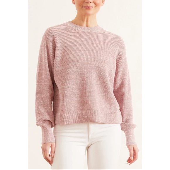 NWT 🤍 SAMSOE SAMSOE Anna Crew Neck Wool Blend Sweater - Picture 4 of 12